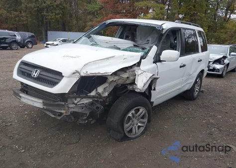 2004 Honda Pilot Ex from USA, damaged, VIN 5FNYF18424B009949